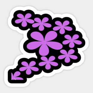 Purple flowers Sticker